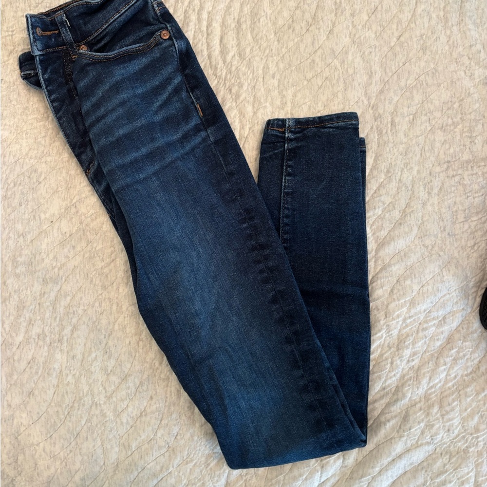 LOF Women's Deep Indigo Skinny Jeans